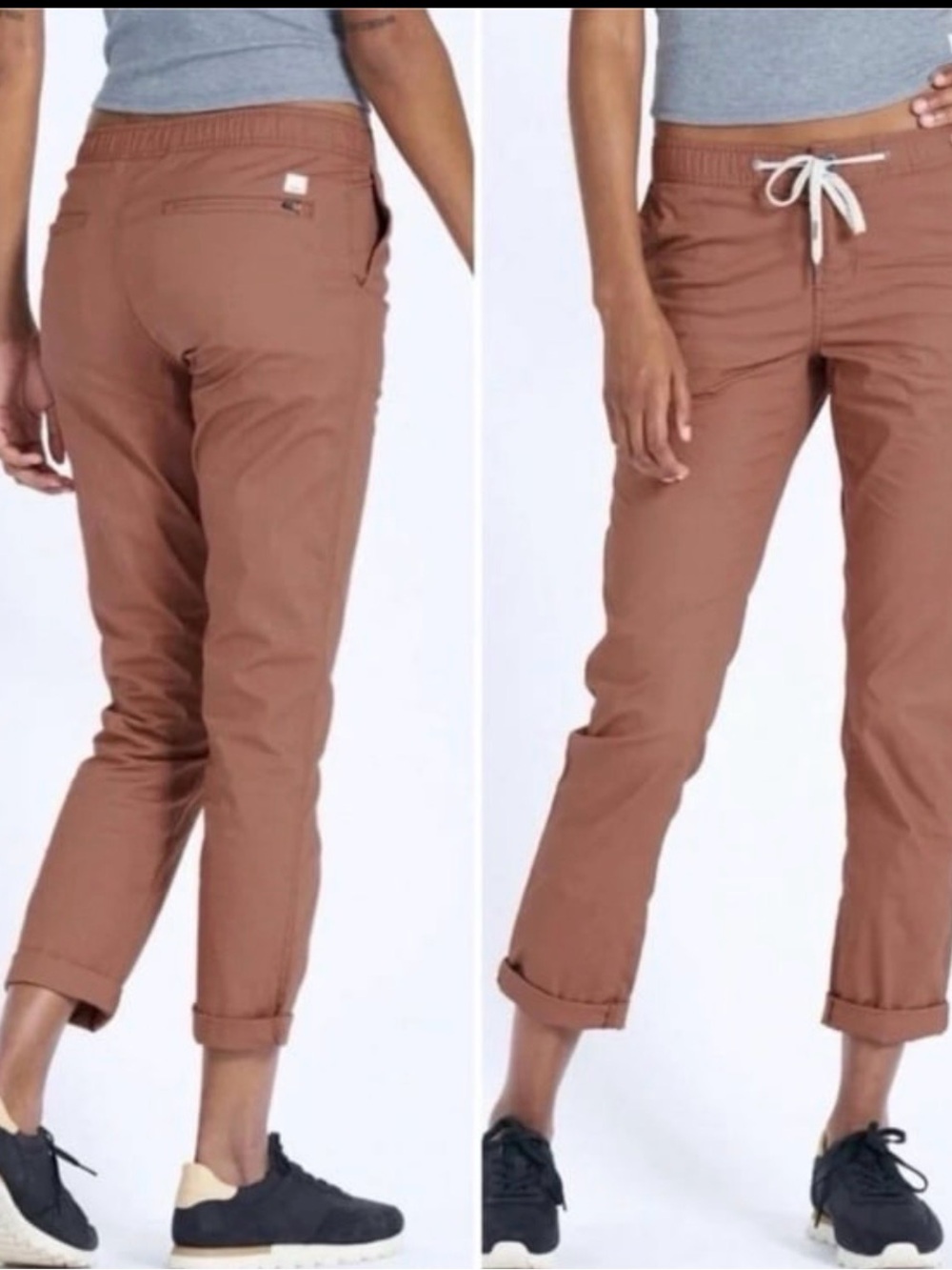 Vuori Men's Drawstring Chinos in Dusty Rose